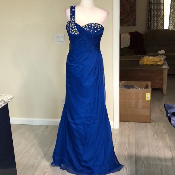 Enzoani Love Collection Dresses & Skirts - Royal chiffon one shoulder